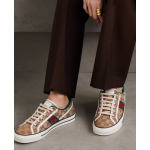 Gucci GG Logo Canvas Sneakers