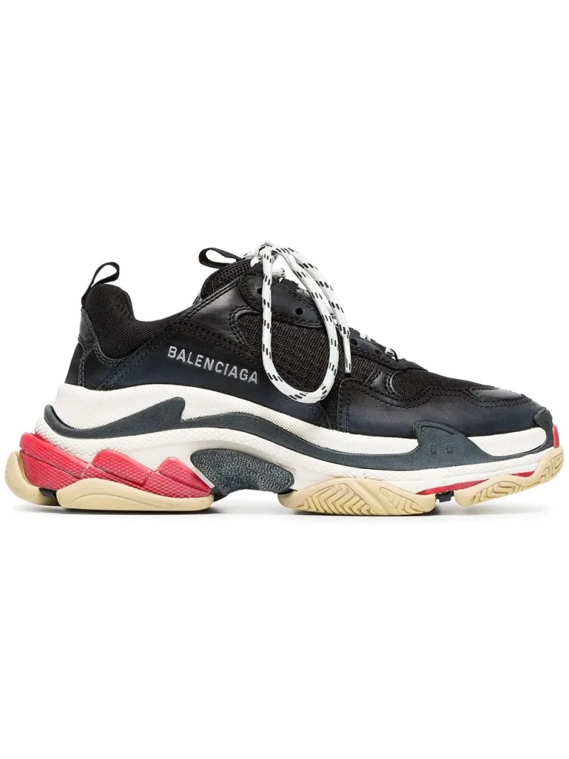 Balenciaga Triple S sneakers black&red
