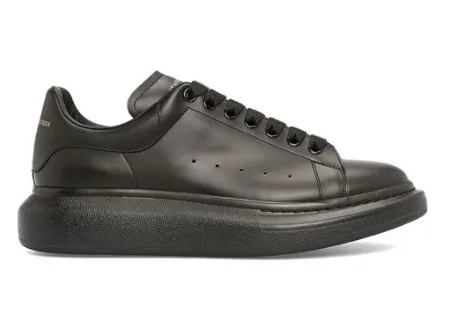 ALEXANDER MCQUEEN Siyah Logolu Erkek Deri Sneaker