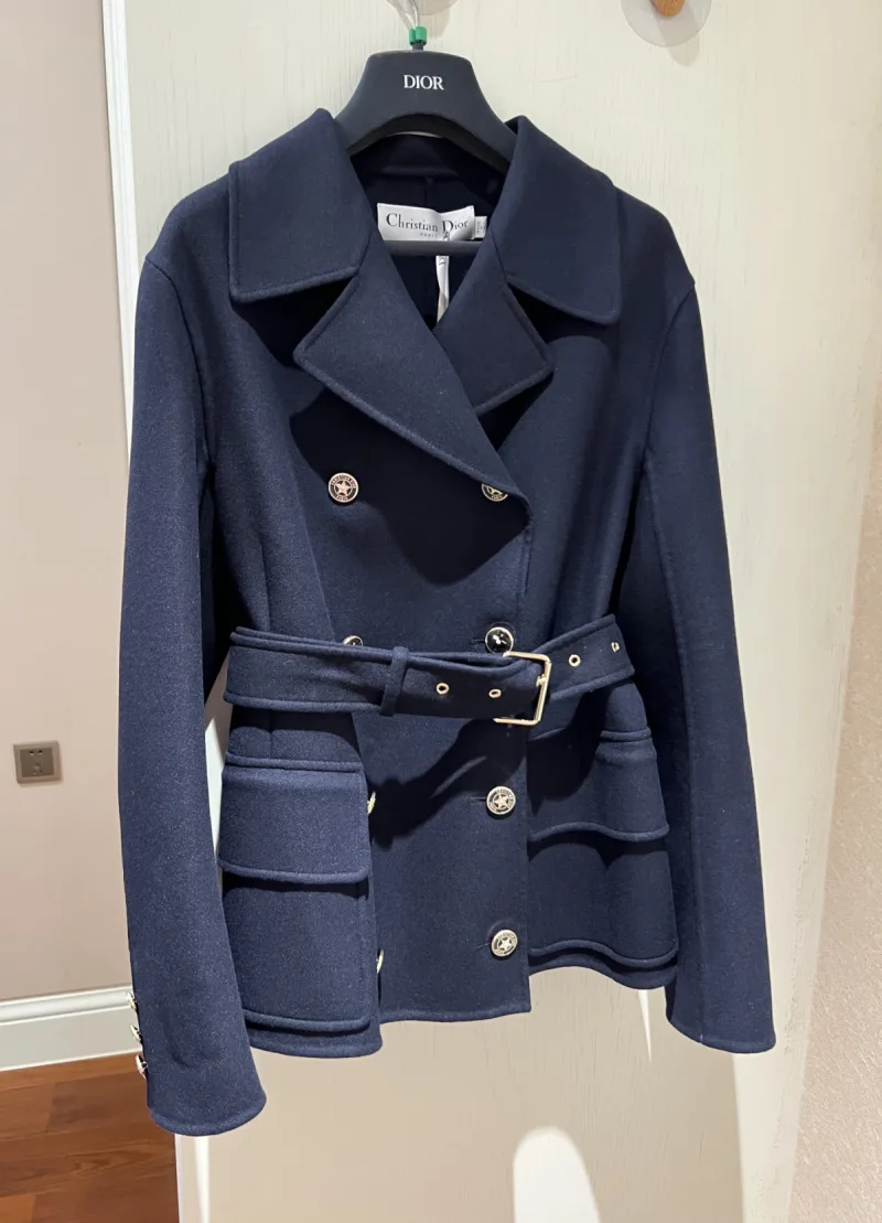 Dior Lacivert Bayan Ceket