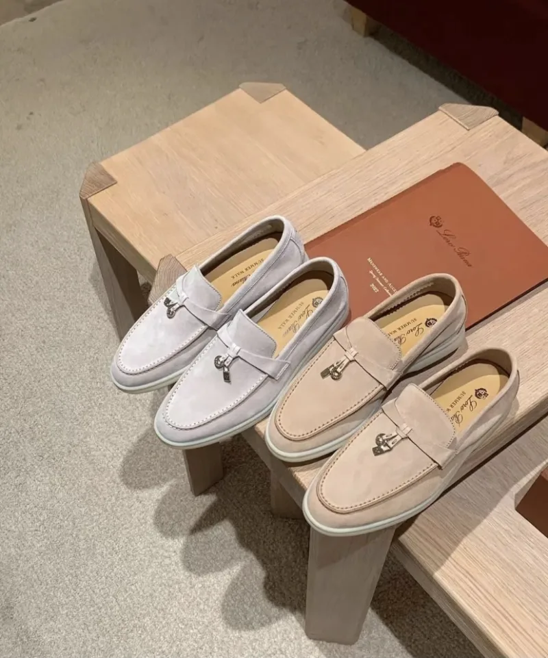 Loro Piana Summer Walk Süet Loafer